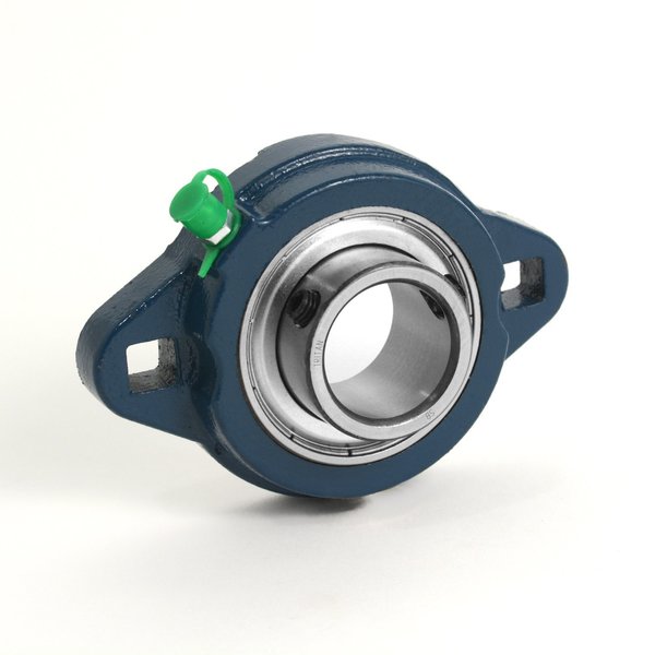 Tritan 2 Bolt Flange Unit, Ductile Iron, Insrt, Set Scrw, 0.625-in. Bore, 2.5625-in. BH to BH Cntr, 81mm L SBPFTD202-10G